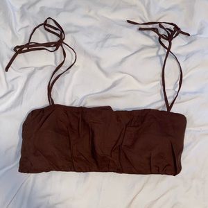 Peppermayo Brown Crop Top US 6